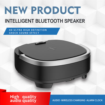 Reloj de alarma multifuncional cargador de teléfono altavoz Bluetooth 15W con luz nocturna