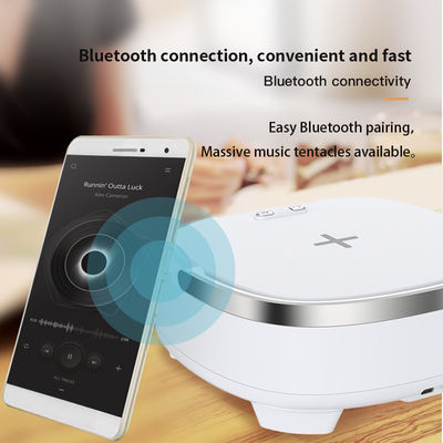 Reloj de alarma multifuncional cargador de teléfono altavoz Bluetooth 15W con luz nocturna