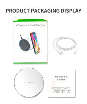 Pad de carga inalámbrica Qi 10w