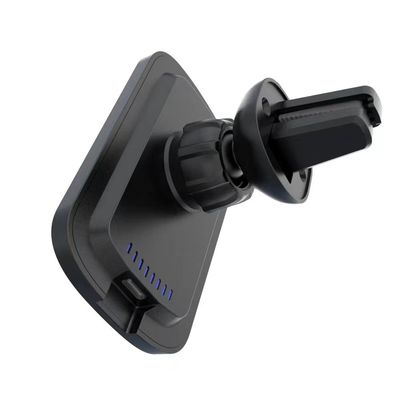 Cargador de coche compatible, cargador de coche Qi magnético 10W