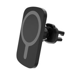 Cargador de coche compatible, cargador de coche Qi magnético 10W