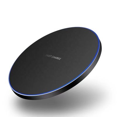 Aleación de aluminio Samsung Fast Qi Pad de carga inalámbrica móvil 10w