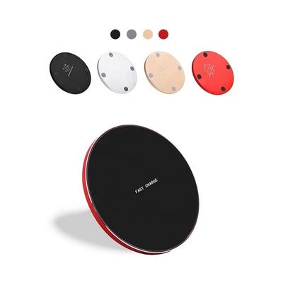 Aleación de aluminio Samsung Fast Qi Pad de carga inalámbrica móvil 10w