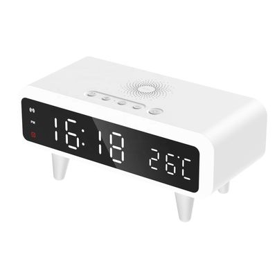 Reloj de cargador inalámbrico Qi compatible 5mm Distancia de carga para teléfono