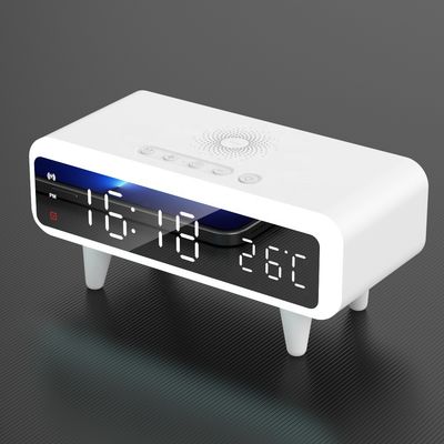 Reloj de cargador inalámbrico Qi compatible 5mm Distancia de carga para teléfono