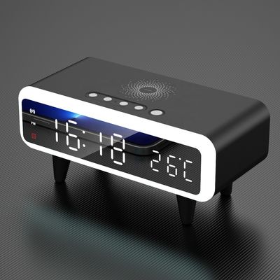 Reloj de cargador inalámbrico Qi compatible 5mm Distancia de carga para teléfono