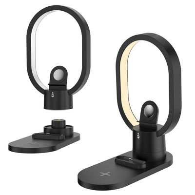 Cargador inalámbrico multifuncional magnético LED para iPhone Airpods Reloj de uso