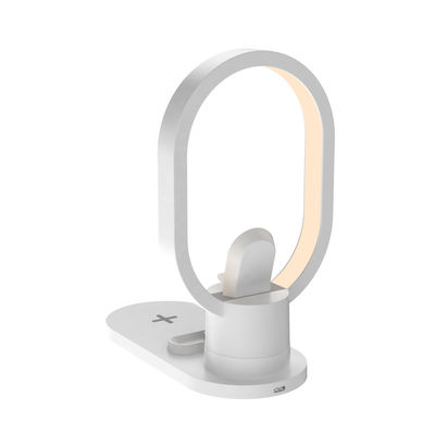 Lámpara LED de Qi rápida multifunción, 3 en 1 Lámpara nocturna cargador inalámbrico