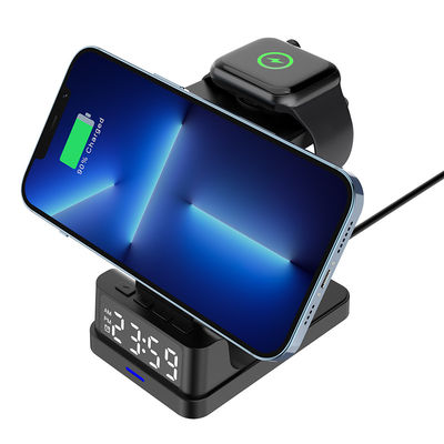 El reloj de carga inalámbrica Three In One Qi está certificado por la FCC.
