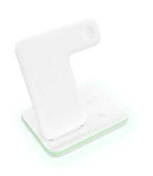 Cortocircuito Qi cargador inalámbrico multifuncional 15w Conveniente