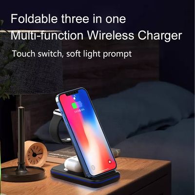 Estación de carga inalámbrica de 15W para Iphone, celular Qi