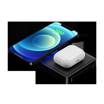 Cargador inalámbrico magnético 3 en 1 Qi, base de carga inalámbrica para Iphone 9V