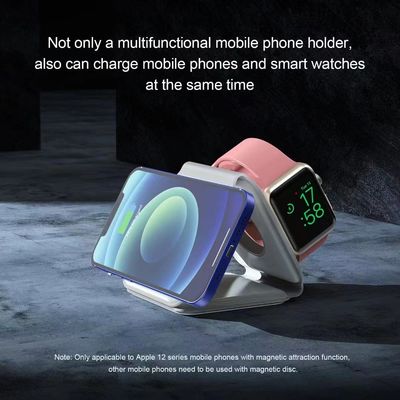 El soporte magnético de carga Samsung Qi, cargador inalámbrico plegable 3 en 1 de 15w
