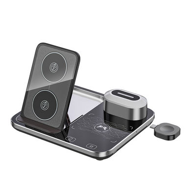 Disminución de la velocidad del cargador inalámbrico de Qi Stand Dock 15W Alta eficiencia