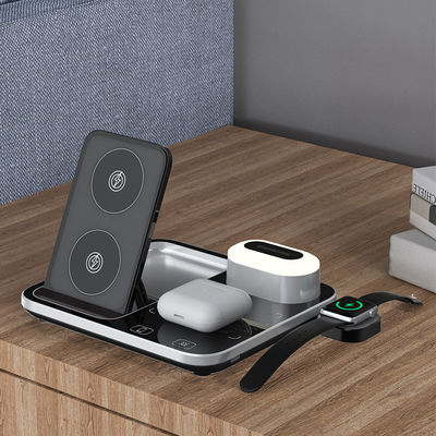 4 en 1 Dock de cargador inalámbrico Qi